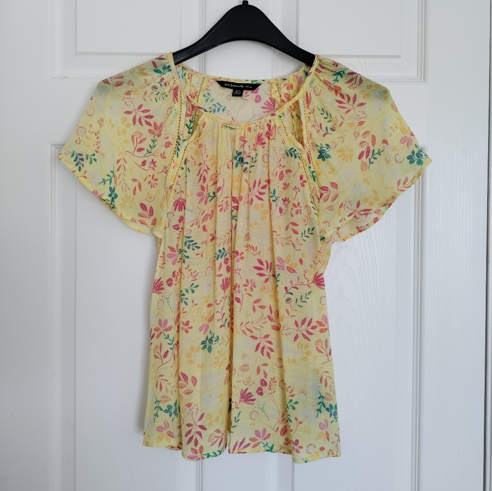 ZAC & RACHEL Petite size M flutter sleeve top